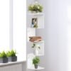 550x550-29318.jpg Unyqoos® Wit hoekrek met vijf niveaus voor stijlvolle wandmontage en decoratie