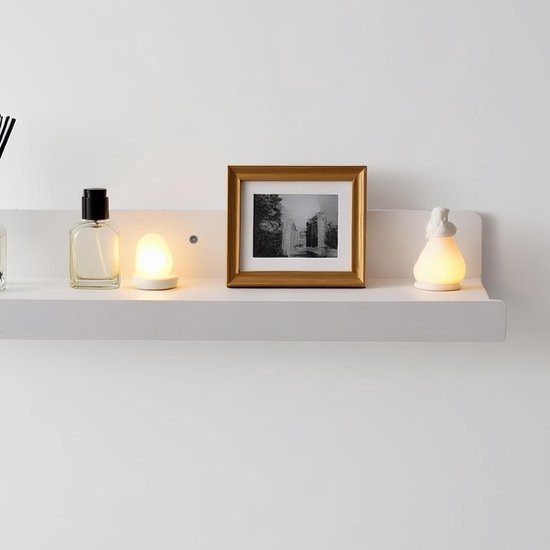 550x550-29357.jpg Unyqoos® Set van zes moderne witte acryl zwevende wandplanken voor elke kamer