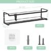 550x550-29365.jpg Unyqoos® Set van vier multifunctionele hangende kruidenrekken voor keuken en badkamer