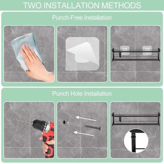 550x550-29366.jpg Unyqoos® Set van vier multifunctionele hangende kruidenrekken voor keuken en badkamer