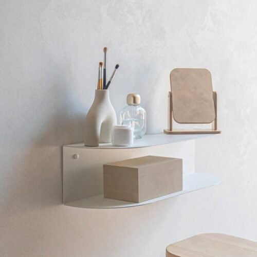 550x550-29369.jpg Unyqoos® Wandgemonteerde make-uptafel met zwevende planken voor veelzijdig gebruik
