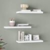 Unyqoos® Moderne zwevende wandplanken voor stijlvolle opslag en decoratie in huis, set van 3