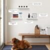 Unyqoos® Moderne zwevende wandplanken voor stijlvolle opslag en decoratie in huis, set van 3