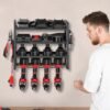 550x550-29389.jpg Unyqoos® Wandgemonteerd opbergrek met boor- en gereedschapshouders voor garage en werkplaats