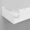 Unyqoos® Set van 2 moderne witte wandplanken voor veelzijdige opbergruimte
