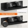 550x550-29423.jpg Unyqoos® Set van 4 zwarte zwevende wandplanken voor diverse ruimtes in huis
