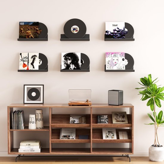 550x550-29425.jpg Unyqoos® Set van 4 zwarte zwevende wandplanken voor diverse ruimtes in huis