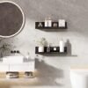 550x550-29453.jpg Unyqoos® Set van 2 zwevende wandplanken in zwart acryl voor diverse ruimtes