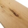 Unyqoos® Stijlvol zwevend wandrek van eikenhout met zilveren metalen dragers