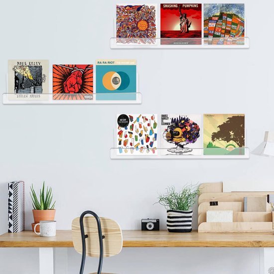 550x550-29544.jpg Unyqoos® Set van 6 zwevende transparante wandplanken voor diverse ruimtes