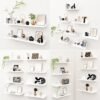 Unyqoos® Stijlvol Zwevend Wandrek van Eikenhout voor Decoraties en Fotolijsten