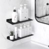 550x550-29579.jpg Unyqoos® Set van twee zwevende acryl wandplanken voor diverse ruimtes zonder boren