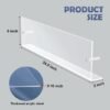 550x550-29590.jpg Unyqoos® Transparante acryl wandplanken voor tijdschriften en boeken 60 cm set van 2