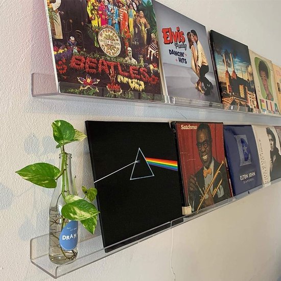 550x550-29650.jpg Unyqoos® Set van 4 transparante wandplanken voor veelzijdige interieurdecoratie