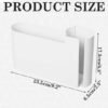 550x550-29659.jpg Unyqoos® Set van twee witte wandorganizers voor keuken en badkamer