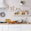 550x550-29701.jpg Unyqoos® Set van twee witte zwevende wandplanken van massief eikenhout voor diverse ruimtes