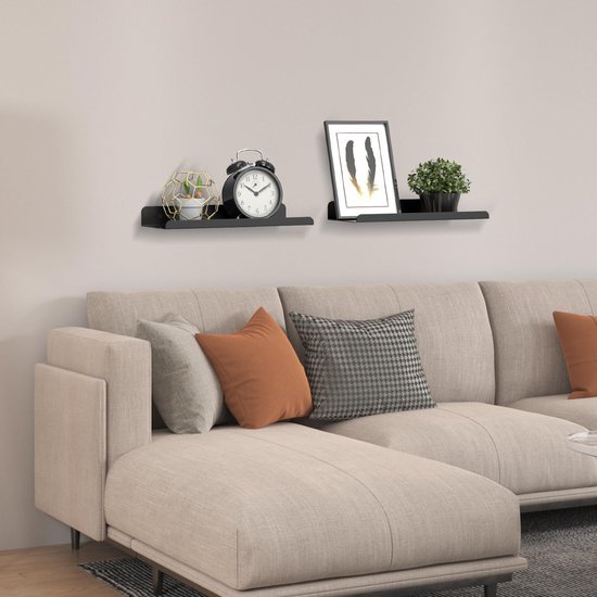 550x550-29706.jpg Unyqoos® Set van twee zwarte metalen wandplanken voor diverse ruimtes in huis
