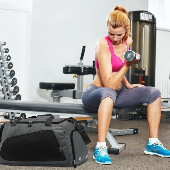 Unyqoos ® Ruime Multifunctionele Reistas met Schoenenvak en Waterdichte Compartimenten voor Sport en Reizen