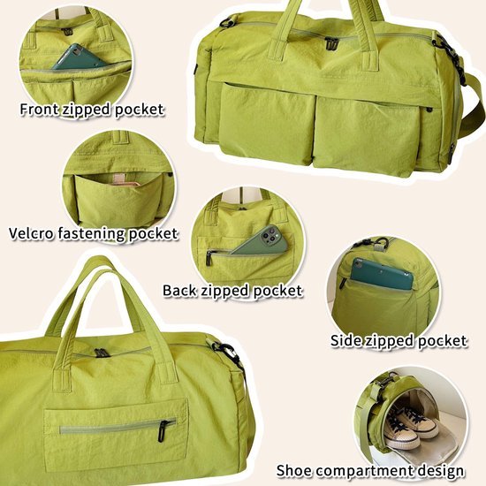 550x550-29841.jpg Unyqoos® Uniseks waterdichte sporttas met schoenenvak voor reizen en fitness