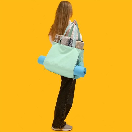 550x550-29937.jpg Unyqoos® Multifunctionele Yoga Sporttas voor Dames en Heren met Nat Vakken en Yogamat Opbergruimte