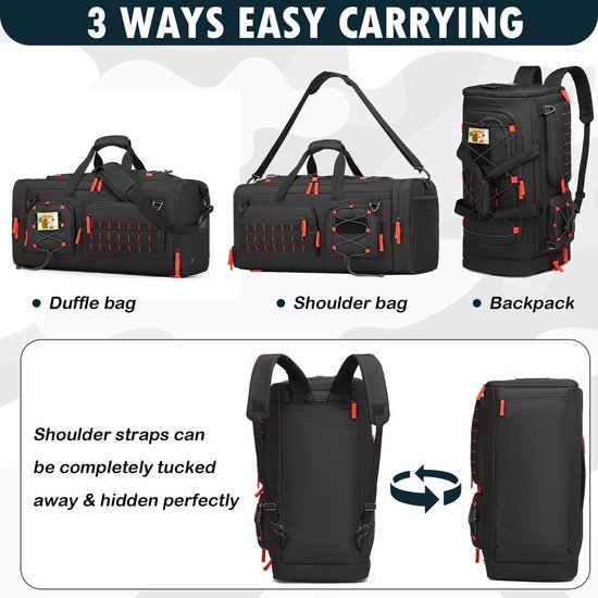 550x550-29942.jpg Unyqoos® Veelzijdige sport- en reisduffel met nat vak en laptopbescherming