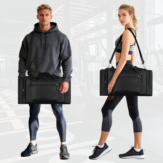 550x550-30046.jpg Unyqoos® Ruime en veelzijdige sport- en reistas met schoenenvak en 35 liter inhoud
