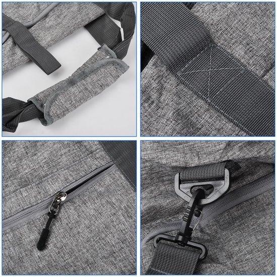 550x550-30088.jpg Unyqoos® Ruime en roze reistas met schoenenvak voor sport en reizen