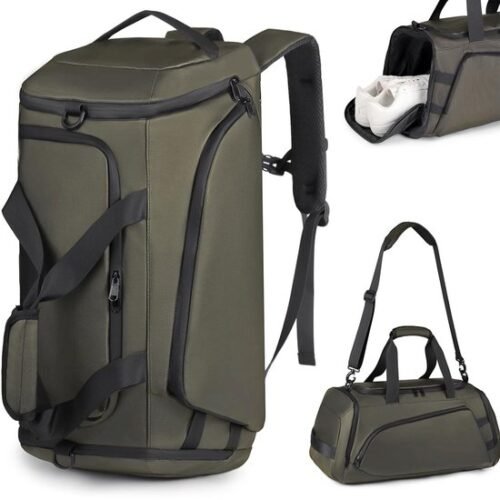 Unyqoos® Ruime en waterdichte sporttas met schoenenvak en nat vak voor veelzijdig gebruik