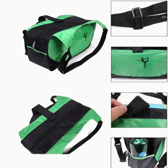 Unyqoos® Stijlvolle en veelzijdige sporttas met yogamat houder voor fitnessliefhebbers