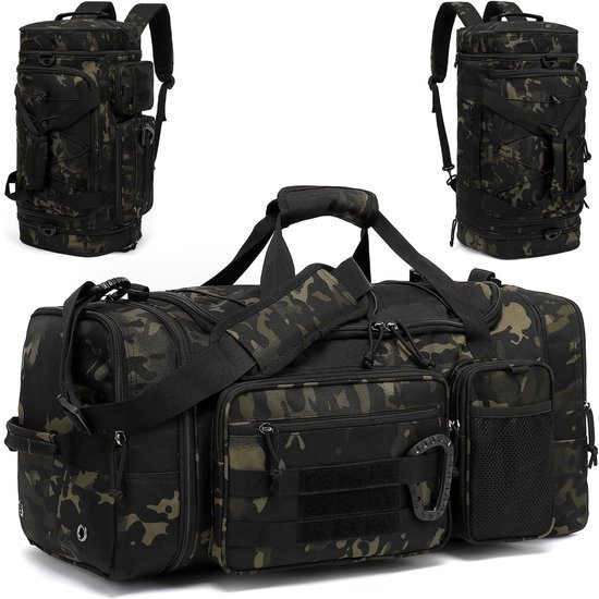 Unyqoos® Uitbreidbare sport- en reistas met schoenenvak en rugzakfunctie