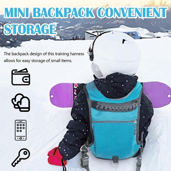 Unyqoos® Veilig en Comfortabel Trainingsharnas voor Kinderen bij Wintersport en Skaten