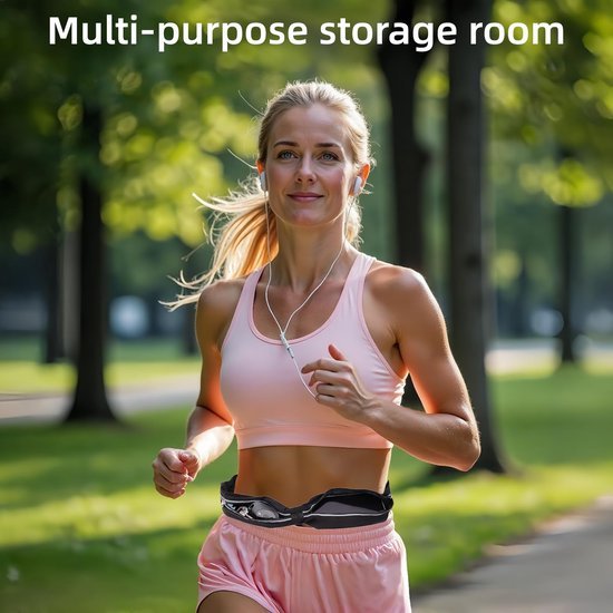550x550-30245.jpg Unyqoos® Verstelbare sportheuptas met reflecterende details voor joggen en wandelen