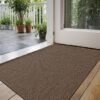 Unyqoos® Absorberende Antislip Deurmat voor Binnen en Buiten met Eenvoudige Reiniging, 60 x 90 cm, Bruin