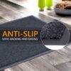 Unyqoos® Hoogwaardige Grijze Deurmat met Antislip en Waterdichte Eigenschappen voor Elke Ingang