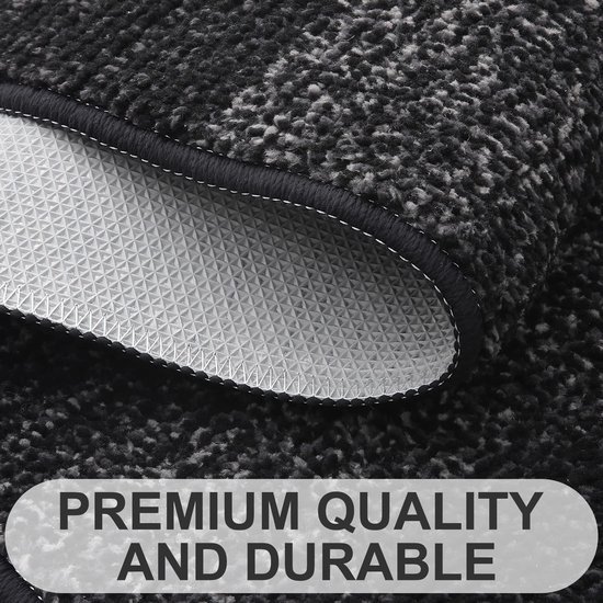 Unyqoos ® Absorberende Antislip Deurmat voor Binnengebruik - Zwart 43 x 76 cm