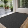 Unyqoos® Stijlvolle Antislip Deurmat voor Binnen en Buiten - Donkergrijs, 44 x 75 cm, Wasbaar en Dun Ontwerp