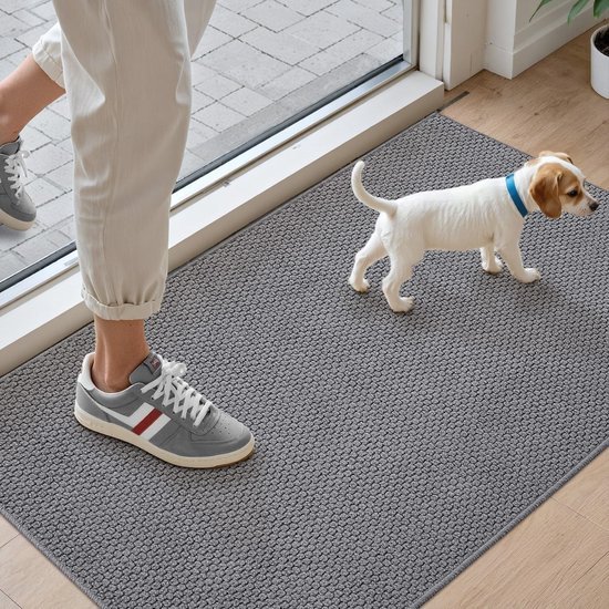 Unyqoos ® Superieure Antislip Vuilvangmat voor Binnengebruik - Wasbaar, Absorberend en Waterbestendig - 44 x 76 cm