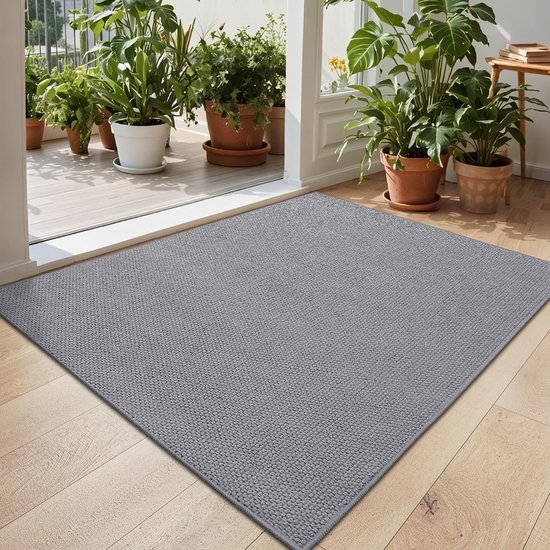 Unyqoos ® Superieure Antislip Vuilvangmat voor Binnengebruik - Wasbaar, Absorberend en Waterbestendig - 44 x 76 cm