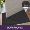 Unyqoos® Extreem Antislip Buiten Deurmat met Efficiënte Vuilopvang in Donkergrijze Tinten
