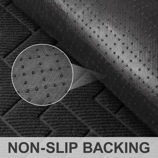 Unyqoos ® Stijlvolle en Functionele Antislip Deurmat voor Binnen en Buiten, Absorberend en Wasbaar, 43 x 75 cm