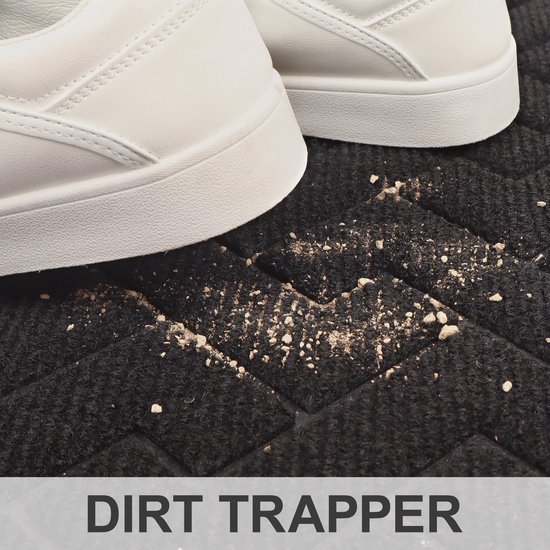 Unyqoos ® Stijlvolle en Functionele Antislip Deurmat voor Binnen en Buiten, Absorberend en Wasbaar, 43 x 75 cm