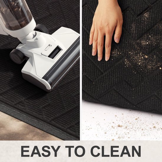 Unyqoos ® Stijlvolle en Functionele Antislip Deurmat voor Binnen en Buiten, Absorberend en Wasbaar, 43 x 75 cm
