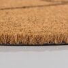 Unyqoos ® Stijlvolle Halfronde Deurmat van Kokosvezels met Antibacteriële Eigenschappen voor Binnengebruik