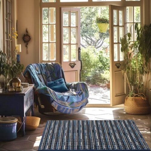 Unyqoos ® Premium Vuilopname Deurmat voor Binnengebruik, Antislip en Wasbaar, Geschikt voor Diverse Ingangen, 55 x 150 cm