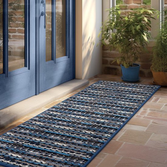 Unyqoos ® Premium Vuilopname Deurmat voor Binnengebruik, Antislip en Wasbaar, Geschikt voor Diverse Ingangen, 55 x 150 cm