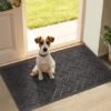 Unyqoos ® Stijlvolle Antislip Deurmat Voor Binnen En Buiten Met Hoog Absorptievermogen En Ontwerp 43 x 75 cm,
