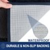Unyqoos ® Absorberende Antislip Schoonloopmat voor Binnengebruik - 50 x 80 cm - Wasbaar en Waterdicht
