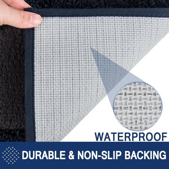 Unyqoos ® Absorberende Antislip Schoonloopmat voor Binnengebruik - 50 x 80 cm - Wasbaar en Waterdicht