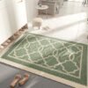 Unyqoos® Stijlvolle en Veilige Antislip Deurmat voor Binnengebruik met Laag Profiel, Groen 50 x 80 cm