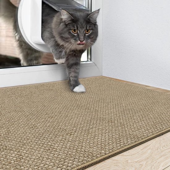 Unyqoos® Absorberende Antislip Deurmat voor Binnen en Buiten Gebruik, 44 x 75 cm, Beige